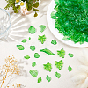 500Pcs 10 Styles Transparent Acrylic Pendants MACR-FH0001-28-4