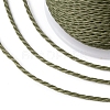 Round Waxed Polyester Cord YC-G006-01-1.0mm-37-3