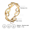 Branch 304 Stainless Steel Finger Rings FS-WG833A8-07-2