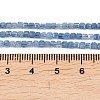 Natural Devil Blue Aquamarine Beads Strands G-B175-C02-2x2mm-5
