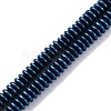 Electroplated Non-magnetic Hematite Beads Strands G-P571-B01-01F-1