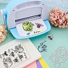 1Pc PVC Plastic Clear Stamps DIY-GL0004-72-7
