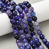 Natural Agate Beads Strands G-M437-C01-01U-5