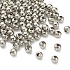 304 Stainless Steel Hollow Round Seamed Beads X-STAS-R032-3mm-1