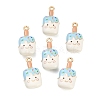 Alloy Enamel Pendants AL-CBAC5EF-07G-01-1
