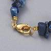 Natural Gemstone Chip Beaded Bracelets BJEW-JB04933-4