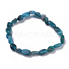 Natural Mixed Gemstone Bead Stretch Bracelets BJEW-K213-M02-3