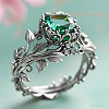 Zinc Alloy & Rhinestone Finger Rings FS-WG73E81-13-1