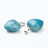 Natural Apatite Pendants G-I311-A22-3