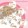 40Pcs 2 Colors Alloy Swivel Snap Hook Clasps FIND-FS0004-73B-3