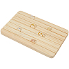 Rectangle Wood Earring Display Card Stands ODIS-WH20008-07A-6