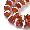 Tibetan Style dZi Beads Strands GG-CBA3DA1-01-4