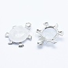 Natural Quartz Crystal Pendants G-G759-B19-2