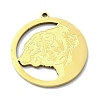201 Stainless Steel Pendants LS-STAS-R118-04G-1
