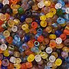 Frosted Colours Glass Seed Beads SEED-A030-02A-2