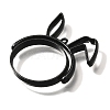 Rabbit Rotatable Alloy Swivel Open Back Bezel Pendants PALLOY-I223-19EB-2