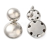 Brass Stud Earrings for Women EJEW-B057-06P-1