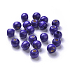 Dyed Natural Wood Beads X-WOOD-Q006-10mm-12-LF-1