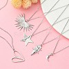 Non-Tarnish 304 Stainless Steel Pendant Necklace for Women NJEW-JN04387-2