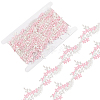 4.75~5 Yards Polyester Embroidery Lace Trim OCOR-FG0001-99A-1