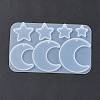 Astronomy Theme Moon Silicone Pendant Molds X-DIY-E065-07B-4