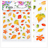 5D Flower/Leaf Watermark Slider Art Stickers MRMJ-S008-084F-2