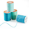 4 Rolls 4 Colors Round Waxed Polyester Cord YC-TA0001-21C-2