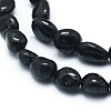 Natural Black Tourmaline Beads Strands G-L550A-03-2