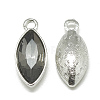 Alloy Glass Pendants PALLOY-T041-7x15mm-03-1