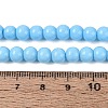 Opaque Solid Color Glass Beads Strands GLAA-T032-P6mm-22-2