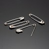 Platinum Plated Iron Safety Pins X-P1Y-N-5