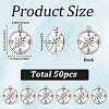 50Pcs Tibetan Style Alloy Pendants FIND-SC0021-16B-2