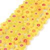Handmade Millefiori Glass Bead Strands LAMP-J035-8mm-06-1