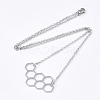 201 Stainless Steel Pendant Necklaces NJEW-T009-JN102-1-40-2