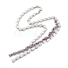 Brass Micro Pave Cubic Zirconia Necklaces NJEW-H027-01P-07-1