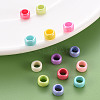 Opaque Acrylic European Beads X-TACR-S153-41I-6