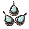 Natural & Synthetic Mixed Gemstone Pendants G-A297-05R-2