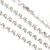 Brass Rhinestone Strass Chains CHC-T002-SS12-01S-3