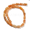 Natural Red Aventurine Beads Strands G-C039-A08-3