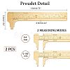 4 Inch/100mm Brass Vernier Caliper TOOL-WH0121-45-2