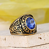 304 Stainless Steel with Cubic Zirconia Finger Rings for Men FS-WGC9B3B-22-1
