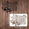 Large Plastic Reusable Drawing Painting Stencils Templates DIY-WH0202-226-2