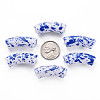 Opaque Spray Painted Acrylic Beads MACR-S372-001F-B05-3