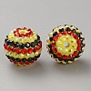 Thanksgiving Day Theme Resin Rhinestone Beads RB-WH0003-08H-2