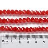 Baking Paint Imitation Jade Glass Bead Strands DGLA-A034-J8MM-A32-5