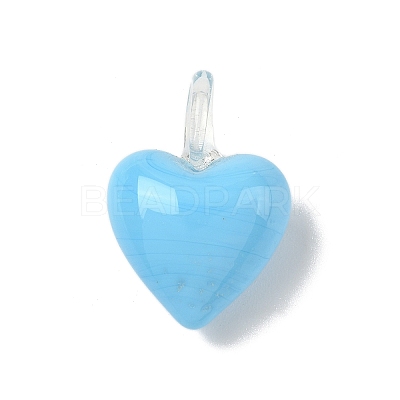 Christmas Handmade Lampwork Pendants LAMP-L081-01H-1