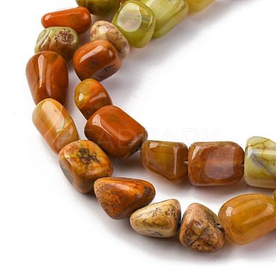 Natural Agate Beads Strands G-RM241227-05-1