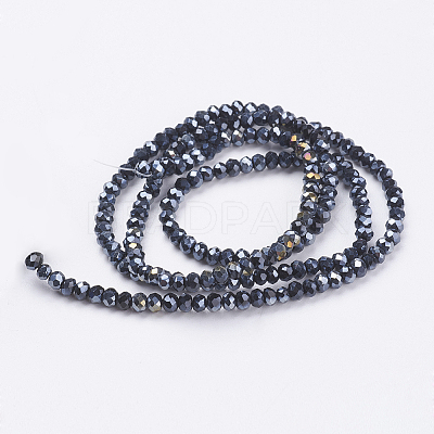 Electroplate Glass Beads Strands LS-EGLA-R048-2mm-02-1
