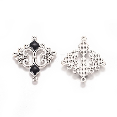 Alloy Enamel Chandelier Component Links ENAM-EA9734Y-1-1