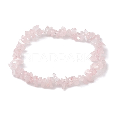 Natural & Synthetic Mixed Gemstone Chips Beaded Stretch Bracelets for Women BJEW-JB10046-1
